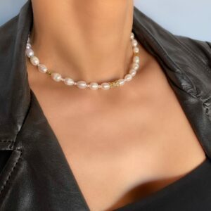 «MIA» Semi-Fine Beautiful Pearl Necklace - Image 3