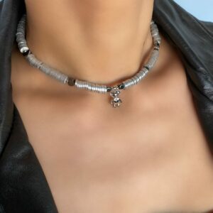 «YOU ROCK» Trendy Resin Necklace-Choker WiTh Cute Pendant - Image 3