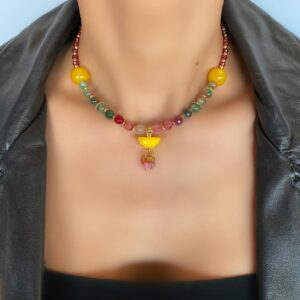 «BERRY MORE» Semi-Fine Natural Stone Luxury Necklace ⠀ - Image 2