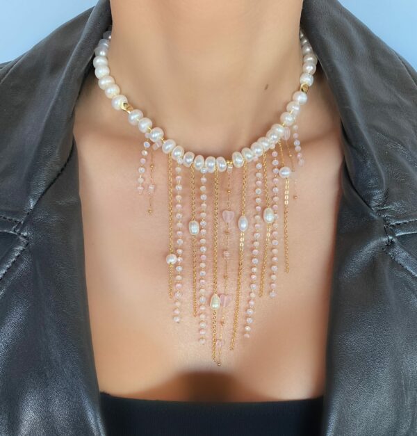 «MY PRECIOUS» Semi-Fine Natural Pearl Luxury Necklace