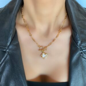 «CINDY» Trendy Chain Necklace & Earrings Jewellery Set⠀ - Image 2