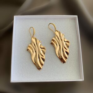 «LADY BOSS» Semi-Fine Trendy Drop Earrings - Image 3