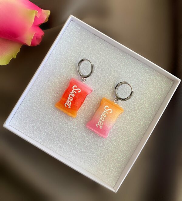 «SWEETS» Trendy Earrings With - Congo Lock - Multi-Color