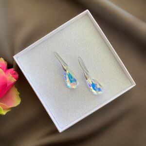 «SNEZHANNA» Semi-Fine Czech Crystals Earrings - Image 2