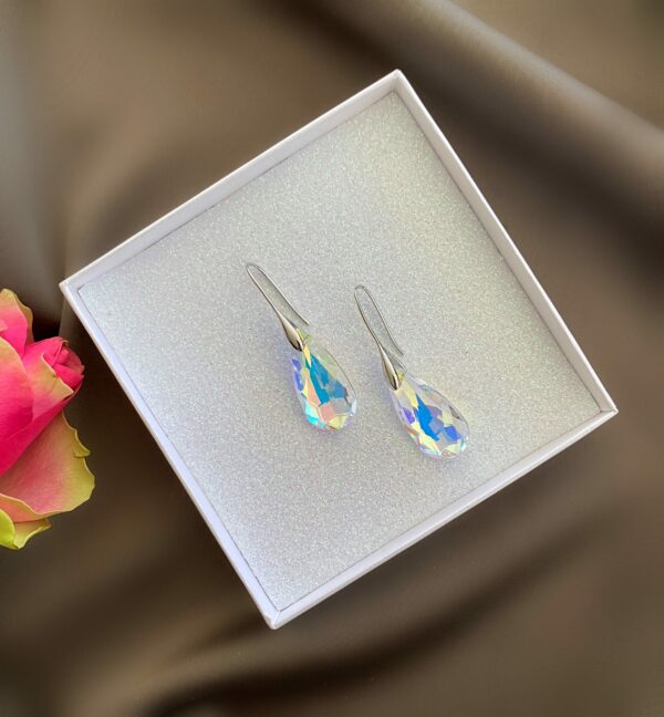 «SNEZHANNA» Semi-Fine Czech Crystals Earrings