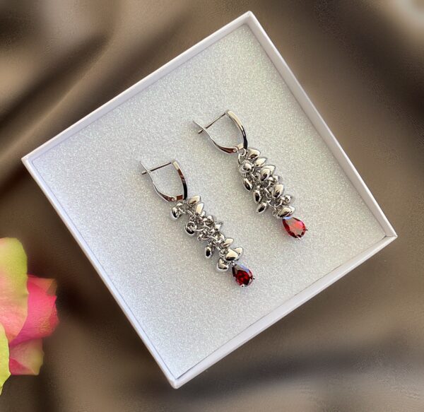 «MON AMOUR» Semi-Fine Czech Crystals Trendy Earrings