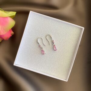 «ROSETTA» Semi-Fine Zirconia Crystals Earrings - Image 3
