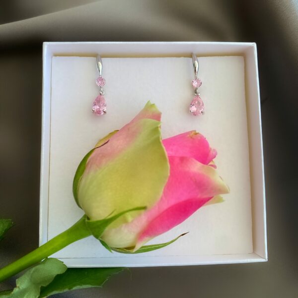 «ROSETTA» Semi-Fine Zirconia Crystals Earrings
