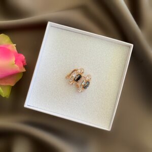 «ZEMFIRA» Semi-Fine Swarovski Crystals Luxury Earrings - Image 3