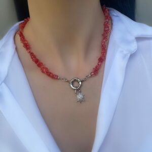 «CUTE TURTUE» Semi-Fine Natural Stone Trendy Necklace - Image 4