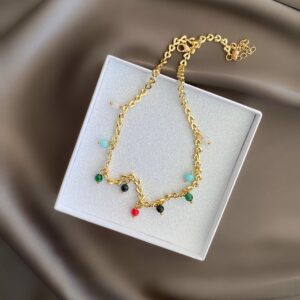 «LAMBADA» Semi-Fine Chain & Natural Agate Necklace ⠀ - Image 5