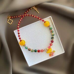 «BERRY MORE» Semi-Fine Natural Stone Luxury Necklace ⠀ - Image 4