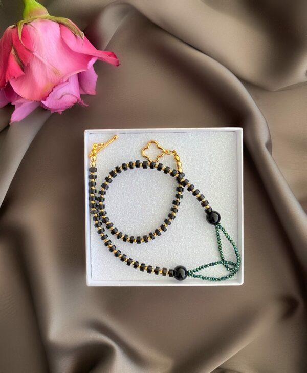 «RAVEN GIRL» Trendy Luxury Natural Stone Choker Necklace