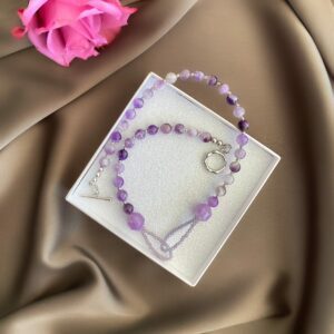 «VIOLETTA» Semi-Fine Natural Amethyst Stone Luxury Necklace - Image 6