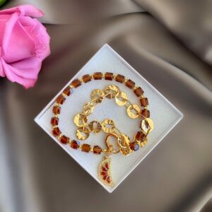 «PomeDREAM» Semi-Fine Chain And Crystal Necklace With Beautiful Pendant - Image 3