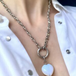 «MYSTERY HEART» Semi-Fine Chain Necklace ⠀ - Image 4