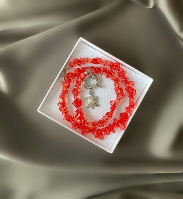 «CUTE TURTUE» Semi-Fine Natural Stone Trendy Necklace