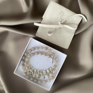 «SMOKEY» Semi-Fine Luxury Natural Stone And Crystals Necklace - Image 6