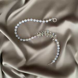 «SMOKEY» Semi-Fine Luxury Natural Stone And Crystals Necklace - Image 4