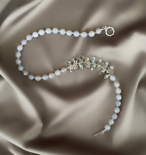 «SMOKEY» Semi-Fine Luxury Natural Stone And Crystals Necklace
