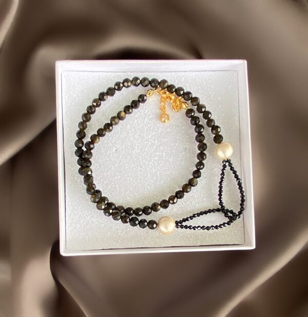 «RETRO CHIC» Semi-Fine Trendy Natural Stone Choker Necklace