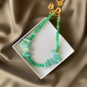 «BLAZE» Semi-Fine Natural Stone Necklace - Image 2