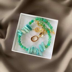 «BLAZE» Semi-Fine Natural Stone Necklace - Image 5