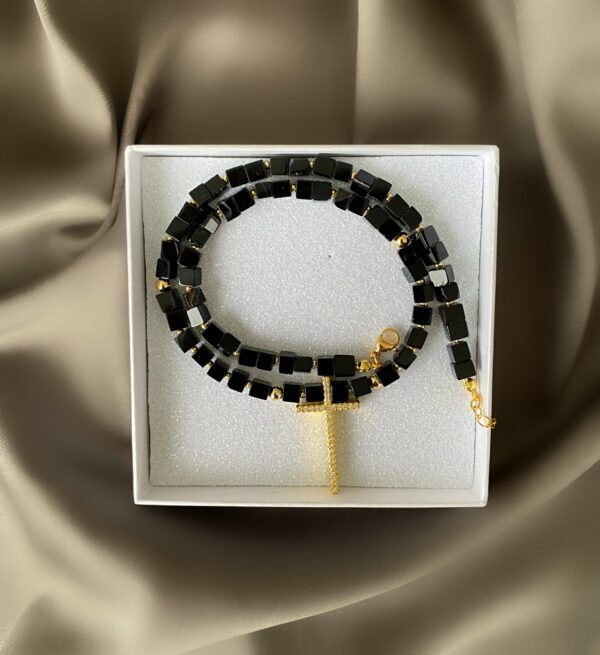 «CHRIS» Semi-Fine Trendy Natural Stone Choker Necklace