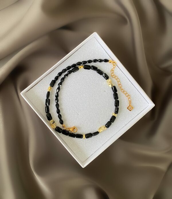 «OLGA» Semi-Fine Crystal Glass Choker Necklace ⠀
