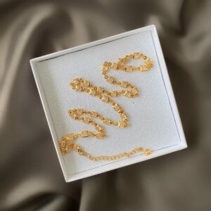 «NINEL» Semi-Fine Chain And Cubic Zirconia Necklace ⠀ - Image 2