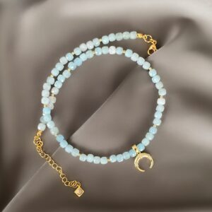 «LUNA» Trendy Natural Stone Chocker Necklace  - Image 4