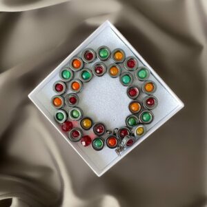 «DISCO» Semi-Fine Necklace Choker With Natural Stones - Image 2