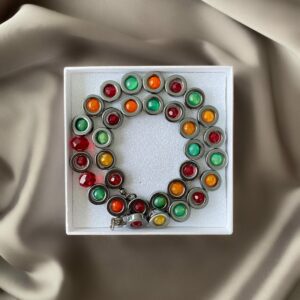 «DISCO» Semi-Fine Necklace Choker With Natural Stones - Image 3