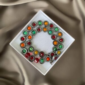 «DISCO» Semi-Fine Necklace Choker With Natural Stones - Image 4