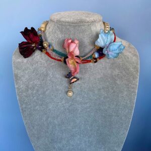 «MI MARIPOSA» Beautiful & Luxury Necklace With Natural Stone & Earrings Jewellery Set - Image 10