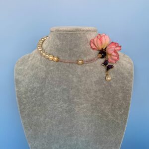 «MI MARIPOSA» Beautiful & Luxury Necklace With Natural Stone & Earrings Jewellery Set - Image 9