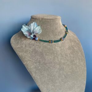 «HEY, BELLA» Beautiful & Luxury Necklace With Natural Stone & Earrings Jewellery Set - Image 10