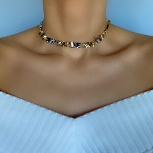 «HARLEY» Trendy Chain Necklace Choker & Earrings Luxury Jewellery Set - Image 5