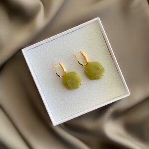 «FORÊT» Semi-Fine Natural Stone Necklace And Earrings Luxury Jewelry Set⠀ - Image 5