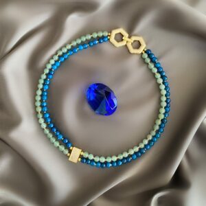 «CLAUDIA» New Natural Aventurine luxury Necklace 1 - Image 2