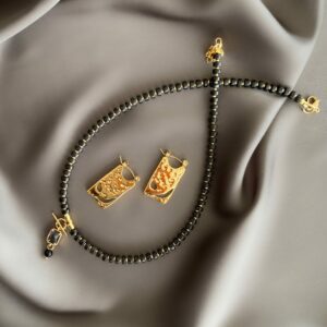 «ISIDA» Semi-Fine Natural Stone Necklace & Earrings Luxury Jewelry Set⠀ - Image 6