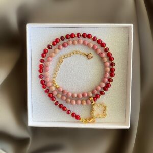 «GIRL DREAM» Semi-Fine Natural Stone Choker Necklace - Image 2