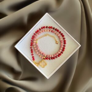«GIRL DREAM» Semi-Fine Natural Stone Choker Necklace - Image 3