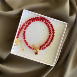 «POMME» Semi-Fine Natural Stone Choker Necklace - Image 3