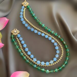 «LETO» Semi-Fine Natural Stone & Chain Luxury Necklace - Image 5