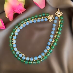 «LETO» Semi-Fine Natural Stone & Chain Luxury Necklace - Image 6
