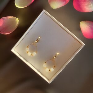 «SVETANA» Trendy Natural Stone Drop Earrings - Image 2