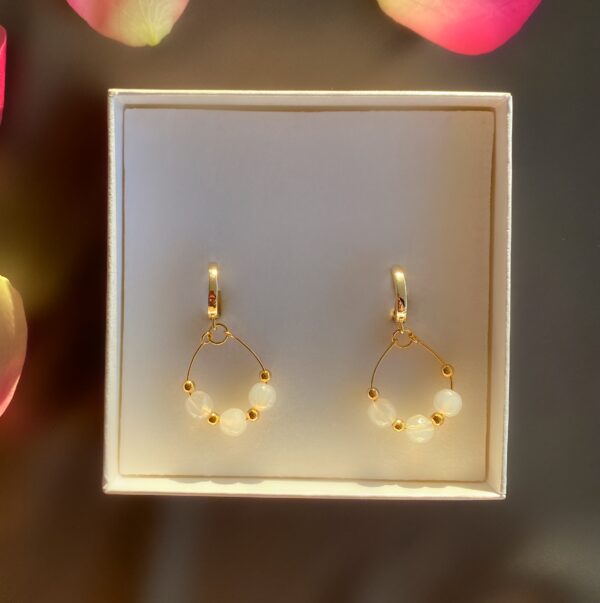 «SVETANA» Trendy Natural Stone Drop Earrings