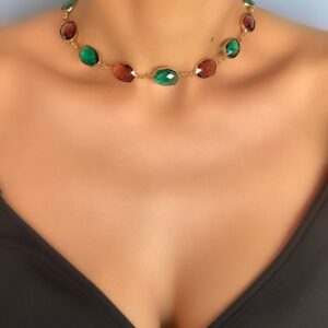 «SEVERUS» Semi-Fine Luxury Choker-Necklace & Earrings Jewelelry ⠀ - Image 2