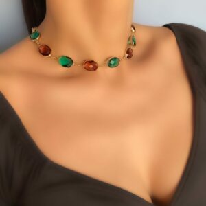 «SEVERUS» Semi-Fine Luxury Choker-Necklace & Earrings Jewelelry ⠀ - Image 7